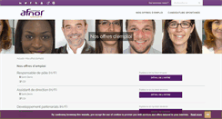 Desktop Screenshot of afnor-recrutement.org